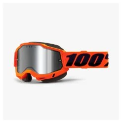 100% Accuri 2 Snowmobile Goggles - Mirrored Lens -Highway 21 shop 100 accuri2 snowmobile goggles mirrored lens orange mirror silver