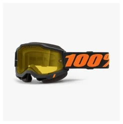 100% Accuri 2 Snowmobile Vented Dual Lens Goggles -Highway 21 shop 100 accuri2 snowmobile vented dual lens goggles chicago yellow