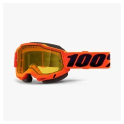 100% Accuri 2 Snowmobile Vented Dual Lens Goggles -Highway 21 shop 100 accuri2 snowmobile vented dual lens goggles orange yellow