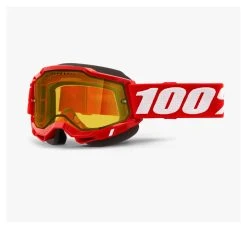 100% Accuri 2 Snowmobile Vented Dual Lens Goggles -Highway 21 shop 100 accuri2 snowmobile vented dual lens goggles red yellow
