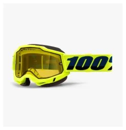 100% Accuri 2 Snowmobile Vented Dual Lens Goggles -Highway 21 shop 100 accuri2 snowmobile vented dual lens goggles yellow yellow