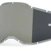 100% Racecraft 2 / Accuri 2 / Strata 2 Replacement Injected Lens - Mirrored -Highway 21 shop 100 racecraft2 accuri2 strata2 replacement injected lens mirrored