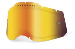 100% Racecraft 2 / Accuri 2 / Strata 2 Replacement Vented Dual Pane Lens - Mirrored -Highway 21 shop 100 racecraft2 accuri2 strata2 replacement vented dual pane lens mirrored 1
