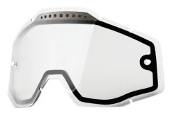 100% Racecraft/Accuri/Strata Replacement Lens Dual Pane Anti-Fog Vented