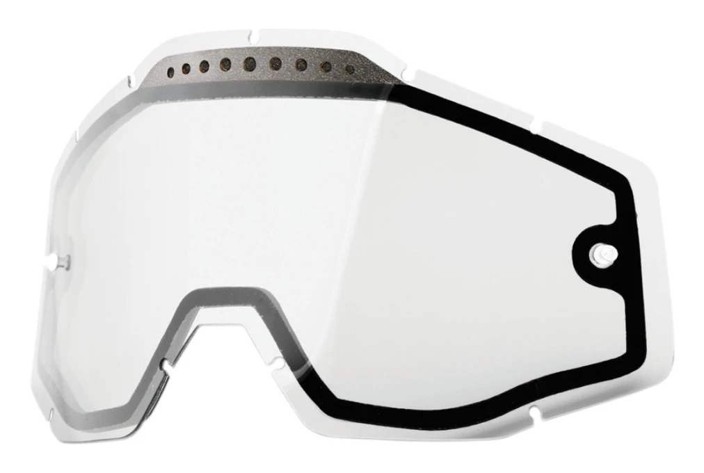 100% Racecraft/Accuri/Strata Replacement Lens Dual Pane Anti-Fog Vented