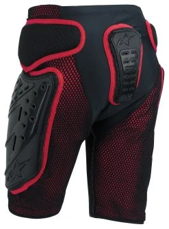 Alpinestars Bionic Freeride Shorts -Highway 21 shop Bionic Freeride Short BLACK RED Rear