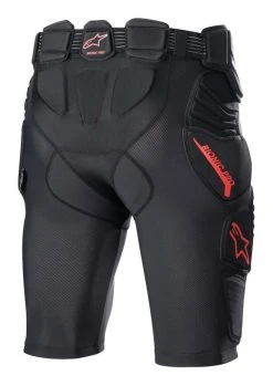 Alpinestars Bionic Pro Shorts -Highway 21 shop alpinestars bionic pro shorts black red 1