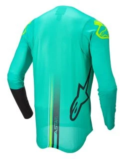 Alpinestars Supertech Blaze Jersey -Highway 21 shop alpinestars supertech blaze jersey teal black yellow 3