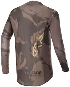Alpinestars Supertech Squad LE Jersey -Highway 21 shop alpinestars supertech squad le jersey brown gold 1