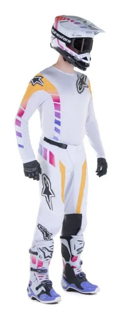 Alpinestars Techstar Daytona 23 LE Jersey -Highway 21 shop alpinestars techstar daytona23 le jersey grey orange purple pink 2