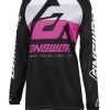 Answer Youth A23 Syncron CC Jersey -Highway 21 shop answer youth a23 syncron cc jersey black white pink