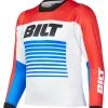 BILT Lux Defeater Jersey -Highway 21 shop bilt lux defeater jersey white red blue