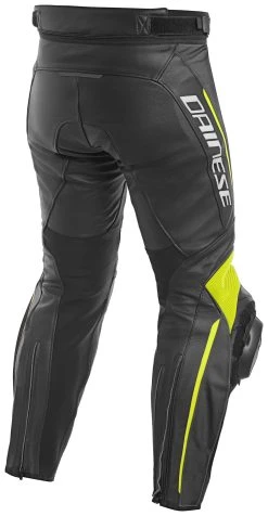 Dainese Delta 3 Leather Pants -Highway 21 shop dainese delta3 leather pants black black fluo yellow 1
