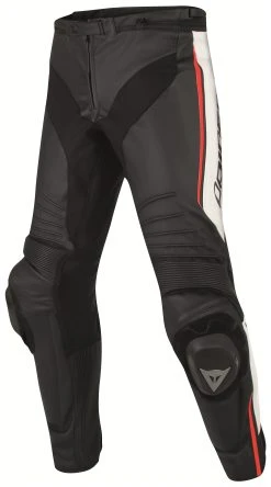 Dainese Misano Leather Pants -Highway 21 shop dainese misano leather pants black white fluo red