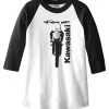 Factory Effex Kawasaki Youth Baseball T-Shirt (Youth MD) -Highway 21 shop factory effex kawasaki youth baseball t shirt black white