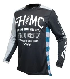 Fasthouse Grindhouse Cypher Jersey -Highway 21 shop fasthouse grindhouse cypher jersey black silver