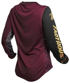 Fasthouse Grindhouse Golden Script Women's Jersey 9 Fasthouse Grindhouse Golden Script Women's Jersey -Highway 21 shop fasthouse grindhouse golden script womens jersey maroon 1