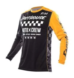 Fasthouse Grindhouse Youth Alpha Jersey -Highway 21 shop fasthouse grindhouse youth alpha jersey black amber