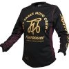 Fasthouse Youth Girl's Grindhouse Golden Script Jersey -Highway 21 shop fasthouse youth girls grindhouse golden script jersey black