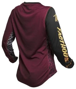 Fasthouse Youth Girl's Grindhouse Golden Script Jersey -Highway 21 shop fasthouse youth girls grindhouse golden script jersey maroon 1