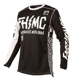 Fasthouse Youth Grindhouse Punk Jersey -Highway 21 shop fasthouse youth grindhouse punk jersey white black 2