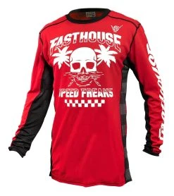 Fasthouse Youth USA Grindhouse Subside Jersey -Highway 21 shop fasthouse youth usa grindhouse subside jersey red