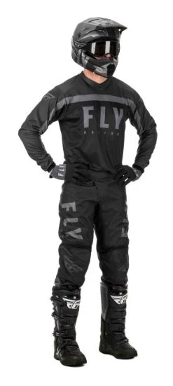Fly Racing Dirt Fly Racing Youth F-16 Pants -Highway 21 shop fly racing dirt f16 pants black grey 3