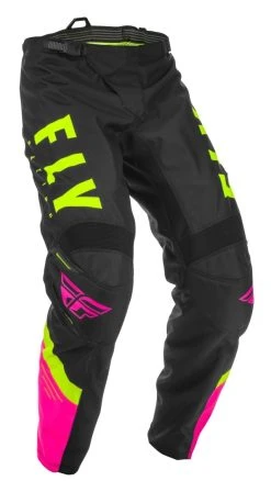 Fly Racing Dirt Fly Racing Youth F-16 Pants -Highway 21 shop fly racing dirt youth f16 pants neon pink black hi viz 1