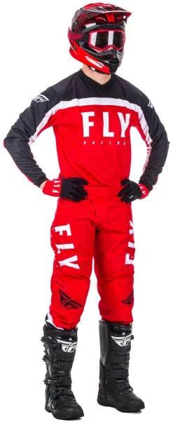 Fly Racing Dirt Fly Racing Youth F-16 Pants -Highway 21 shop fly racing dirt youth f16 pants red black white 3