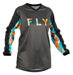 Fly Racing Dirt Fly Racing Women's F-16 Jersey -Highway 21 shop fly racing womens f16 jersey black grey 4