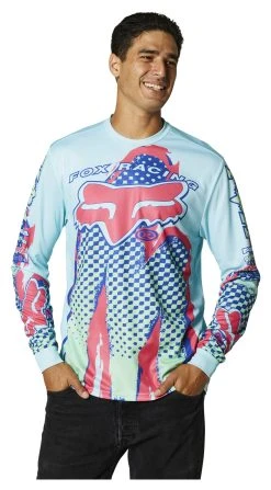 Fox Racing Brushed Jersey 16 Fox Racing Brushed Jersey -Highway 21 shop fox racing brushed ls jersey light blue