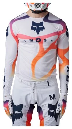 Fox Racing Flexair Ryvr LE Jersey -Highway 21 shop fox racing flexair ryvr le jersey white navy 1
