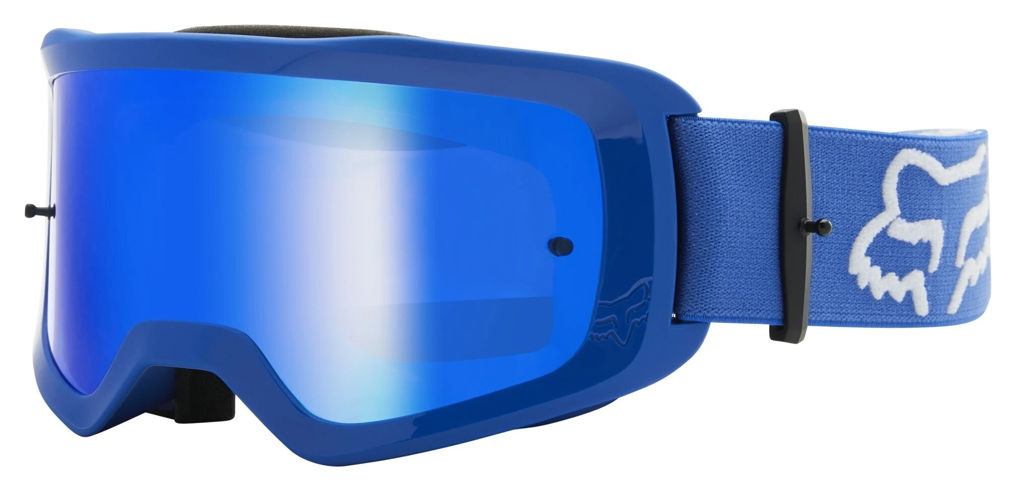 Fox Racing Main Stray Mirrored Goggles Blue [Open Box]