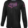 Fox Racing Youth Girl's Blackout Jersey -Highway 21 shop fox racing yth girls blackout jersey black pink