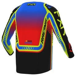 FXR Youth Clutch Pro MX Jersey -Highway 21 shop fxr clutch pro mx jersey blue hi viz red 1