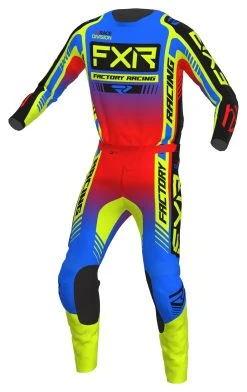 FXR Youth Clutch Pro MX Jersey -Highway 21 shop fxr clutch pro mx jersey blue hi viz red 2