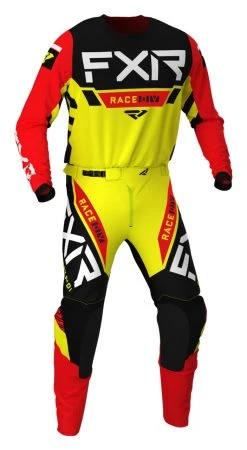 FXR Helium MX Pants -Highway 21 shop fxr helium mx pants yellow black red 2