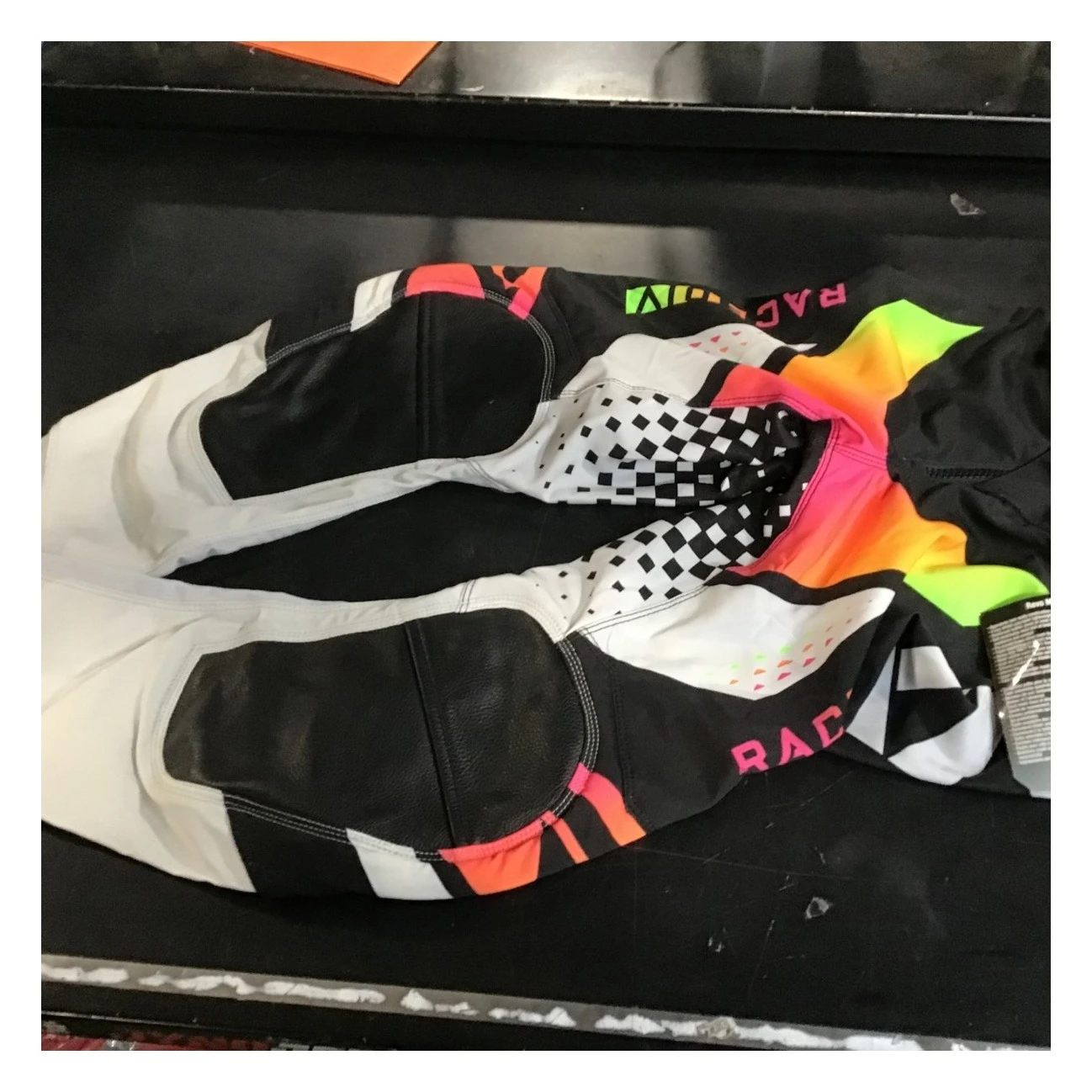 FXR Revo MX Pants Grey/Sherbert / 30 [Blemished - Very Good] - Image 3