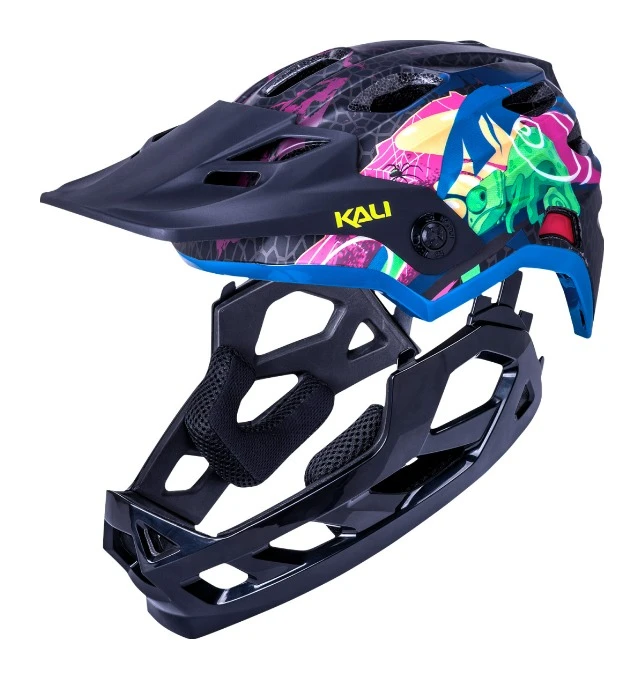 Kali Protectives Child Maya Full Face Lizard MTB Helmet - Image 5