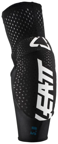 Leatt 3DF 5.0 Elbow Guards -Highway 21 shop leatt3 df50 elbow guards white black 1