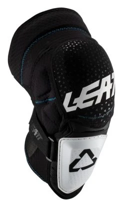 Leatt 3DF Hybrid Knee Guards -Highway 21 shop leatt knee guard3 df hybrid white black 1