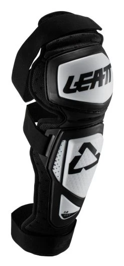 Leatt EXT Knee & Shin Guards -Highway 21 shop leatt knee shin guard ext white black 1