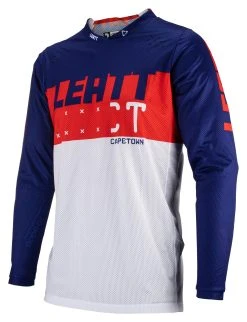 Leatt Moto 4.5 Lite Jersey -Highway 21 shop leatt moto45 lite jersey white navy red 4