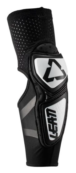 Leatt Youth Contour Elbow Guards White/Black / Youth [Open Box] [Open Box] -Highway 21 shop leatt youth contour elbow guards white black youth open box open box white black 1