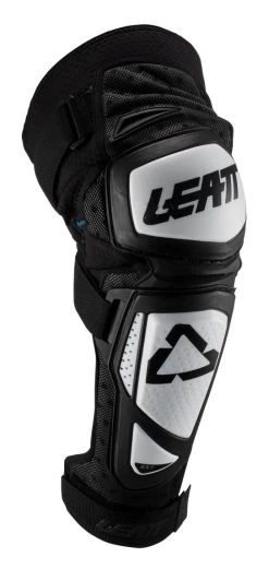 Leatt Youth EXT Knee & Shin Guards -Highway 21 shop leatt youth ext knee shin guards white black 1