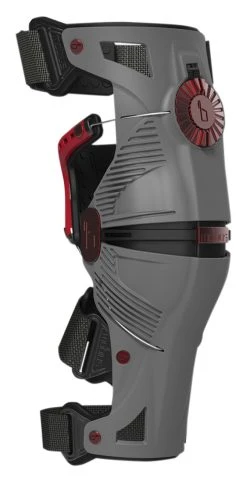 Mobius X8 Knee Braces -Highway 21 shop mobius x8 knee braces storm grey crimson 1