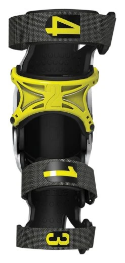 Mobius X8 Knee Braces -Highway 21 shop mobius x8 knee braces white yellow 2