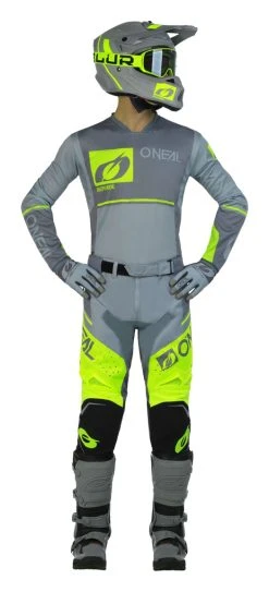 O'Neal Hardwear Flow Jersey -Highway 21 shop o neal hardwear flow jersey grey hi viz yellow 2