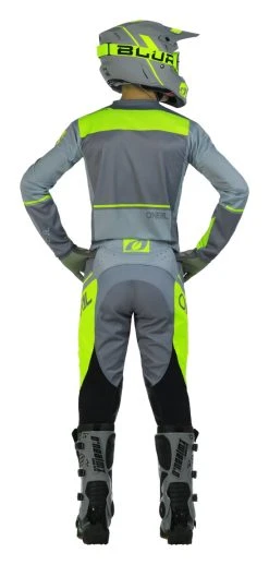 O'Neal Hardwear Flow Jersey -Highway 21 shop o neal hardwear flow jersey grey hi viz yellow 3