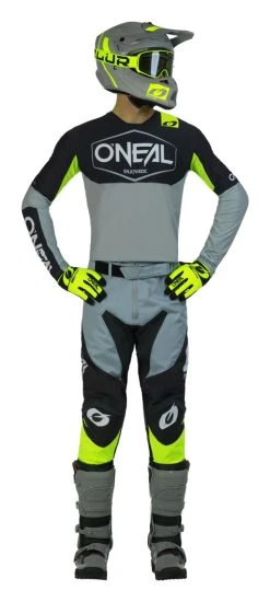 O'Neal Mayhem Hexx Jersey -Highway 21 shop o neal mayhem hexx jersey grey hi viz yellow 2
